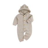 Front Open Hooded Romper